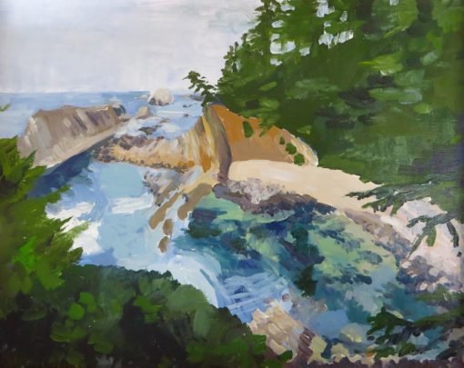 Oregon Coast Trail painting Kristen O'Neill