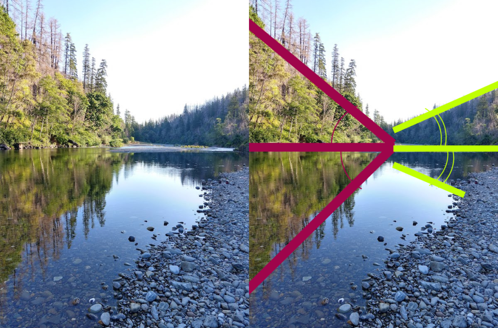 Water Reflections – Angles and Sizes